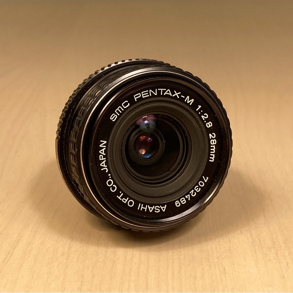 SMC Pentax - M 28mm f2.8 K Mount Camera Lens